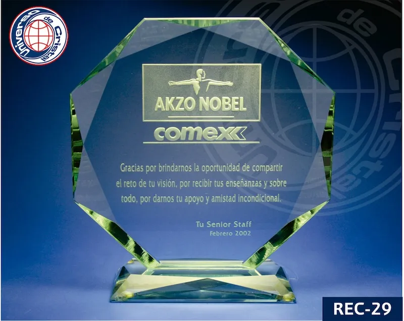 reconocimientos de cristal
