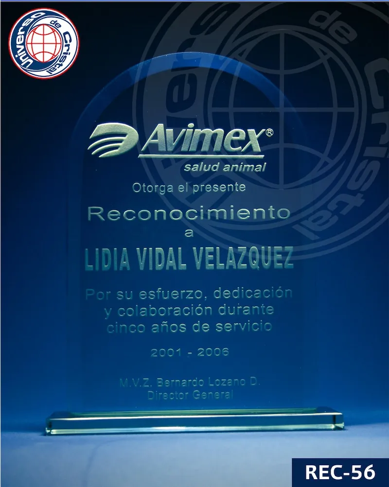 reconocimientos de cristal
