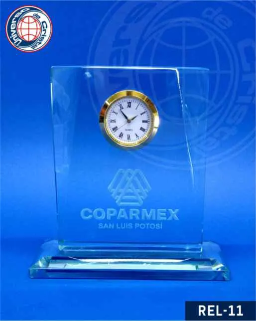 relojes de cristal