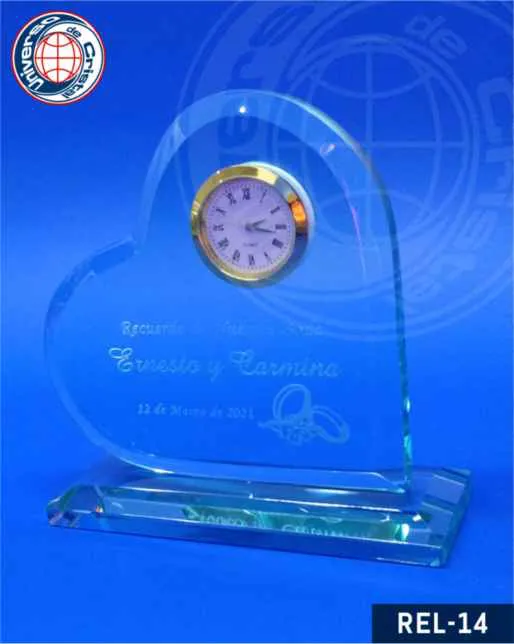 relojes de cristal