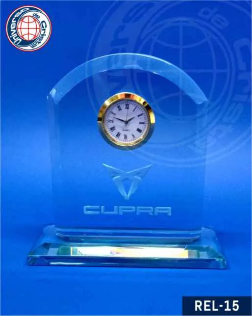 relojes de cristal